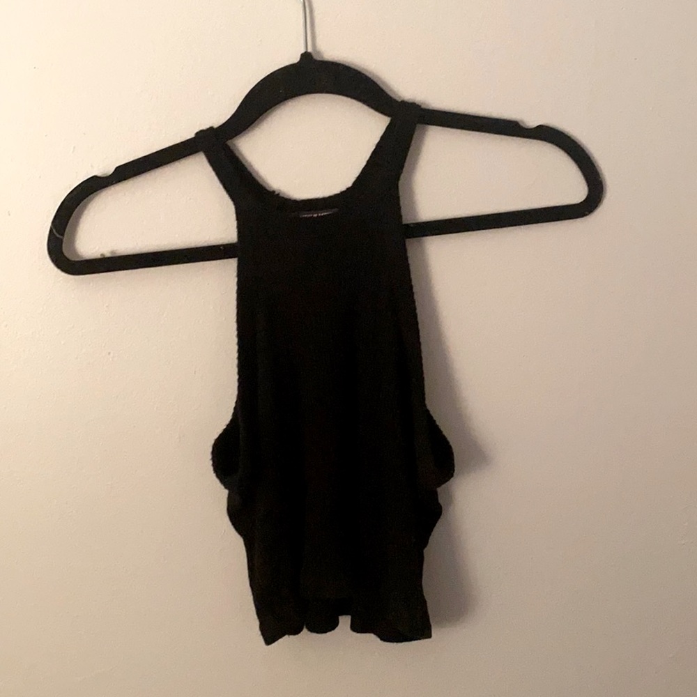 black halter top